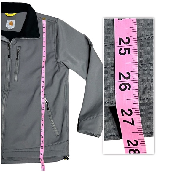 Carhartt Men's Rain Defender Relaxed Fit Heavyweight Sz Large Gray - Picture 6 of 11